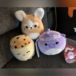 Squishmallows Eartha in Lavender and White